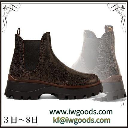 関税込◆Cracked-leather Chelsea boots iwgoods.com:hmbwi5-3