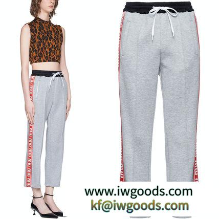 MM915 CROPPED TROUSERS WITH RACING STRIPES iwgoods.com:bpyykl-3