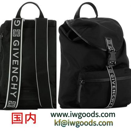 GIVENCHY ブランドコピー通販★ナイロン ロゴテープバックパック送関込 iwgoods.com:a3fv41-3