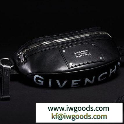 GIVENCHY ブランド コピー★19AW スムースレザー GIVENCHY ブランド コピー タグ バムバッグ iwgoods.com:qssl6j-3