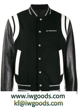 【GIVENCHY 偽物 ブランド 販売】VIPセール【ウール&レザーボンバージャケット】 iwgoods.com:1s0wxs-3