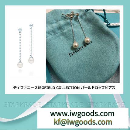 [偽物 ブランド 販売 Tiffany & Co.] Ziegfield パール＆シルバー ドロップピアス iwgoods.com:bi3yko-3