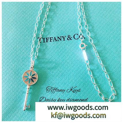 日本未入荷★コピーブランド Tiffany Keys★daisy key pendant oval link chain iwgoods.com:zcsnex-3