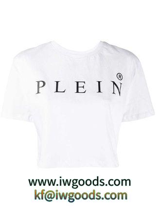 ∞∞PHILIPP PLEIN 激安スーパーコピー∞∞ ロゴ クロップドTシャツ iwgoods.com:dp9o2p-3