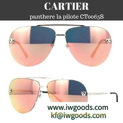 ★CARTIER ブランド 偽物 通販カルティエ スーパーコピー 代引★panthere la pilote CT0065Sサングラス iwgoods.com:r1lesl-3