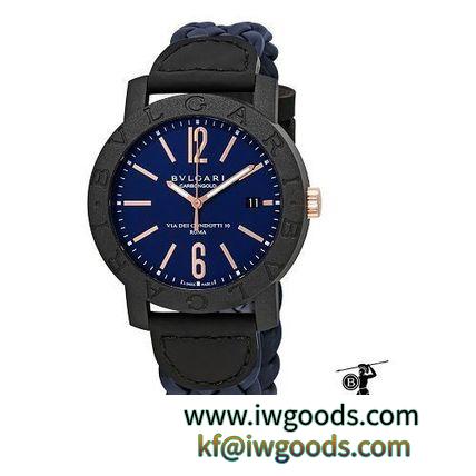 ☆BVLGARI コピー品☆BVLGARI コピー品 BVLGAR CarbonGold Automatic 40mm 腕時計♪ iwgoods.com:rrw62z-3