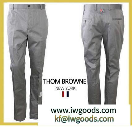 THOM BROWNE 偽物 ブランド 販売★cotton pants gray【謝恩品進呈EMS関税無】 iwgoods.com:pidhf9-3