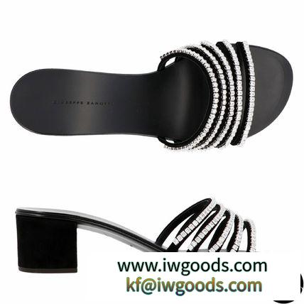 関税込GIUSEPPE ZANOTTI コピーブランド ROLL ミュールサンダル クリスタル iwgoods.com:cyijlu-3