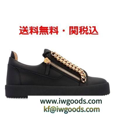 Giuseppe ZANOTTI ブランド コピー★新作★Frankie Chain sneakers black iwgoods.com:yxk5nv-3