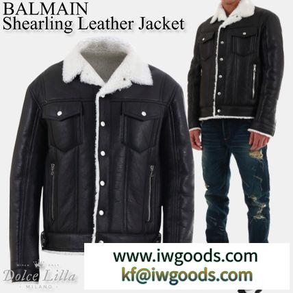 BALMAIN コピー品　Shearling Leather Jacket iwgoods.com:ieqhc9-3