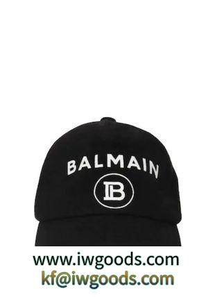★ BALMAIN ブランドコピー通販 ウール＆カシミア 野球帽 iwgoods.com:8rw046-3