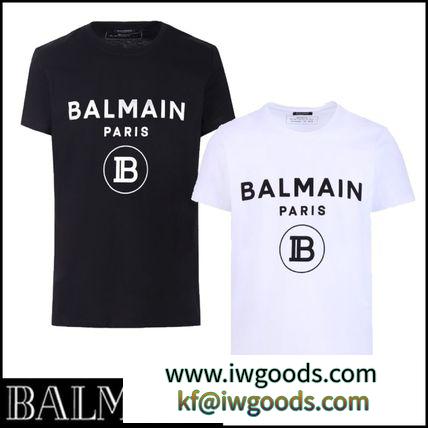 VIPSALE◆関税込 BALMAIN スーパーコピー 半袖 ロゴ 秋冬新作 メンズ Tシャツ iwgoods.com:2b7szf-3