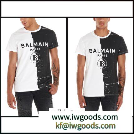 【BALMAIN 偽物 ブランド 販売】ロゴTシャツ iwgoods.com:wtyrcg-3
