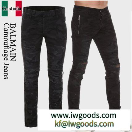 BALMAIN ブランドコピー商品 camouflage jeans iwgoods.com:hf7b95-3