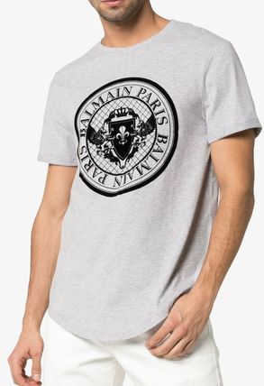 2019 ◆ BALMAIN コピー商品 通販  バルマン ブランドコピー ◆ ブランド ロゴ 半袖 Tシャツ iwgoods.com:aq6yqf-3
