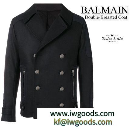 BALMAIN 偽ブランド　Double Breasted Coat iwgoods.com:35qawd-3