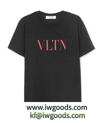 VALENTINO ブランド 偽物 通販 VLTN Tシャツ ロゴ 大人気 2色 iwgoods.com:x0kfkh-3