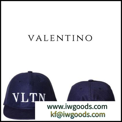VALENTINO 激安スーパーコピー - VLTN ロゴ ネイビー ベースボールキャップ iwgoods.com:j14e9n-3