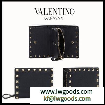 日本未入荷◆VALENTINO スーパーコピー 代引◆ミニ スタッズ 財布/ダークブルー* iwgoods.com:8sxprk-3