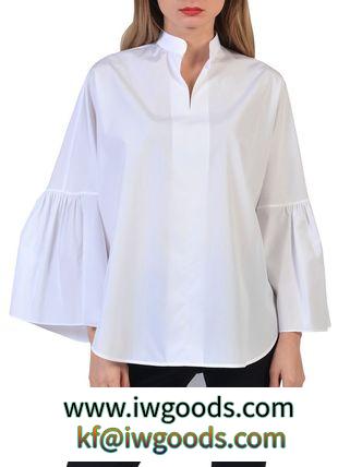 【関税負担】♡VALENTINO ブランドコピー♡ Oversized poplin blouse iwgoods.com:pkjn7f-3