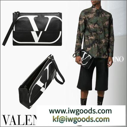 【VIP SALE！】VALENTINO ブランド 偽物 通販◆GOロゴ カーフスキン クラッチバッグ iwgoods.com:i0j7fs-3