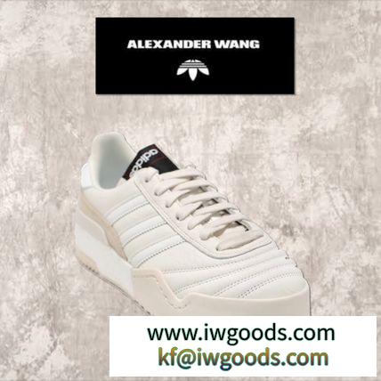 【ADIDAS X ALEXANDER WANG ブランド コピー】White 偽物 ブランド 販売 BBALL SOCCER SNEAKERS iwgoods.com:vhcr8k-3