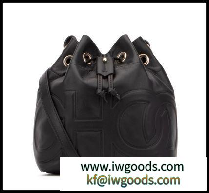 関税送料込Jimmy CHOO 偽物 ブランド 販売  Black Leather Juno Bucket Bag iwgoods.com:0iiyls-3