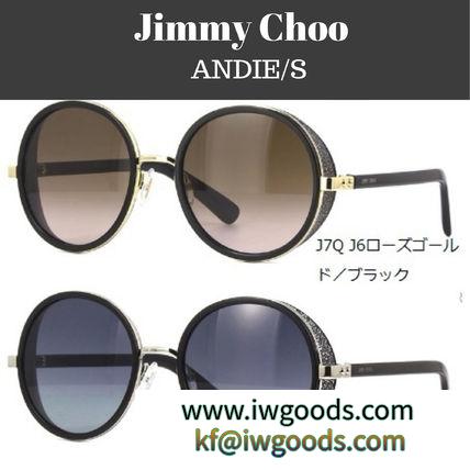 ★Jimmy CHOO ブランド コピー★ANDIE/Sラウンドサングラス iwgoods.com:xxd3xk-3
