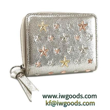 Jimmy CHOO 激安コピー　REGINA  コンパクト財布 　CHAMPAGNE/ROSE GOLD iwgoods.com:fh2tgf-3