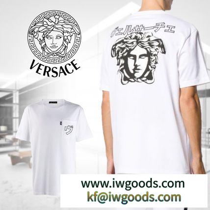 大人気＊新作＊安心国内発送【VERSACE ブランド コピー】 Logo T-shirt iwgoods.com:rbe3b3-3