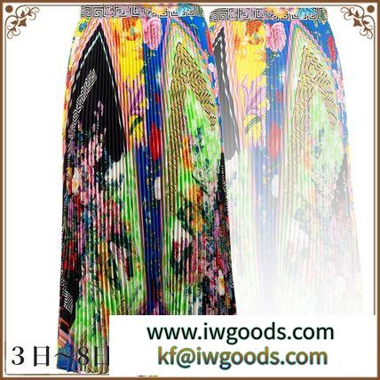 関税込◆VERSACE スーパーコピー 代引 Acid Bloom Print Skirt iwgoods.com:a2lvn1-3