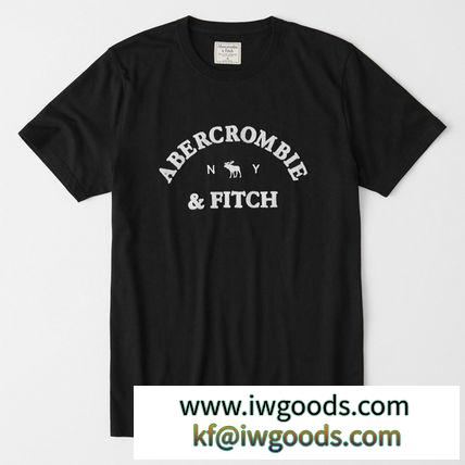 ★送料込 即発送★アバクロ ロゴ Tシャツ ブラック iwgoods.com:h39p9z-3