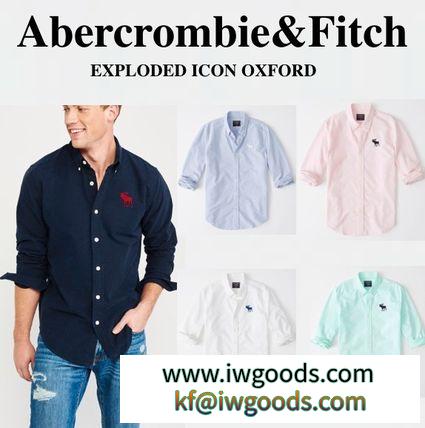 【Abercrombie】アバクロ　オックスフォードシャツ ◆アイコン◆ iwgoods.com:phlkr7-3