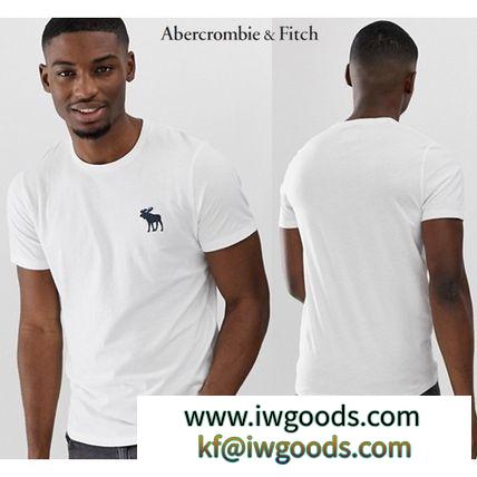 Abercrombie & Fitch コピーブランド*ロゴTシャツ/White 偽ブランド iwgoods.com:th943e-3