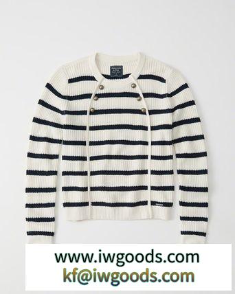 【＊国内即発＊Abercrombie & Fitch スーパーコピー 代引】  Button-Front Sweater iwgoods.com:ha7vjx-3