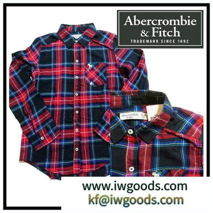 【1点限り/国内即発送】Abercrombie&Fitch 偽ブランド長袖チェックシャツ iwgoods.com:healeo-3