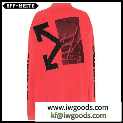Off-White スーパーコピー 代引 Splitted Arrow cotton top オフホワイト ブランドコピー商品 iwgoods.com:4rdg04-3