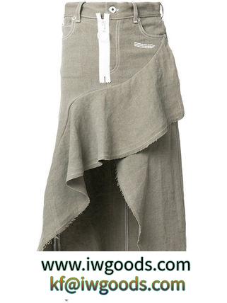 OFF-White スーパーコピー 代引 // JUTA ASYMMETRICAL SKIRT バックロング スカート iwgoods.com:hemkxd-3