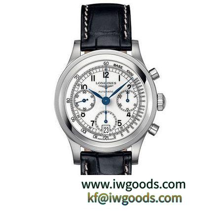 ☆LONGINES 偽物 ブランド 販売☆ Heritage Chronograph 1942 腕時計♪ iwgoods.com:12nql4-3