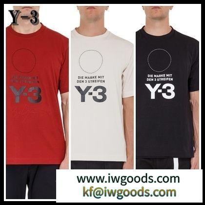 【海外発送】 Y-3 偽物 ブランド 販売 ★2019AW  新作  ロゴ Tシャツ 3色 iwgoods.com:kmytxb-3