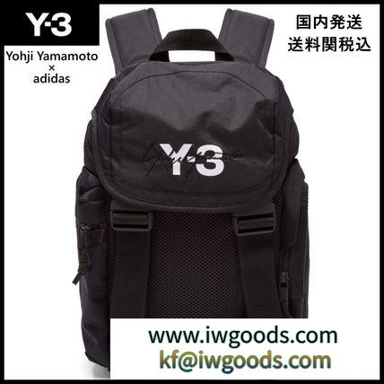 Y-3 ブランド 偽物 通販★ XS Mobility ロゴプリント バックパック ［国内＊送関込］ iwgoods.com:21fl1j-3