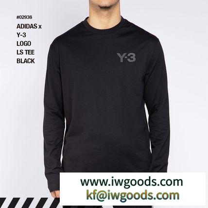 人気話題！ADIDAS Y-3 ブランドコピー LOGO LS TEE BLACK iwgoods.com:dqju89-3