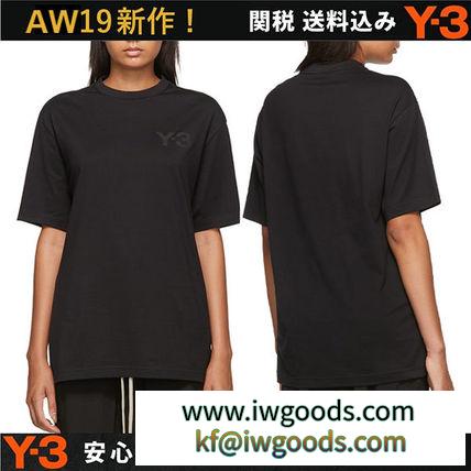 国内発[Y-3 ブランド 偽物 通販] Tシャツ レディース LOGO ロゴ クルーネック iwgoods.com:5u4vaf-3