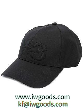 Y-3 ブランドコピー通販（ワイスリー）y3 刺繍 ロゴ キャップ ブラック iwgoods.com:u9gpkf-3