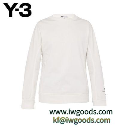 【関税送料込】Y-3 ブランド 偽物 通販 ロゴスウェットシャツ ホワイト iwgoods.com:m5n094-3