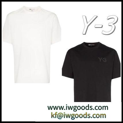 【関税込】新作◆Y-3 ブランド コピー ワイスリー◆ロゴ コットン Tシャツ 2色 iwgoods.com:30isfr-3