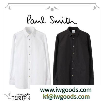2-5日着【PaulSmith ブランドコピー商品】チャームボタン ドレスシャツ 2色 iwgoods.com:a1d3z7-3