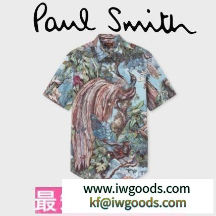 すぐ届く*Paul Smith ブランドコピー通販*ピーコックアベニュープリント シャツ iwgoods.com:g29p9j-3