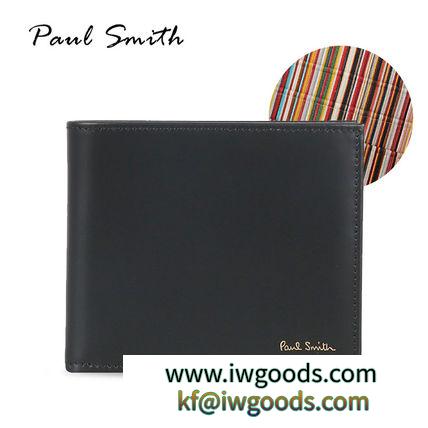 Paul Smith 偽物 ブランド 販売 ギフトにも人気 メンズ折りたたみ財布 4832 W761A 79 iwgoods.com:kquz24-3