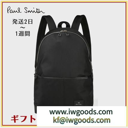 国内発送 Paul Smith ブランドコピー ナイロンバックパック 黒☆送料関税無料 iwgoods.com:v59mgl-3